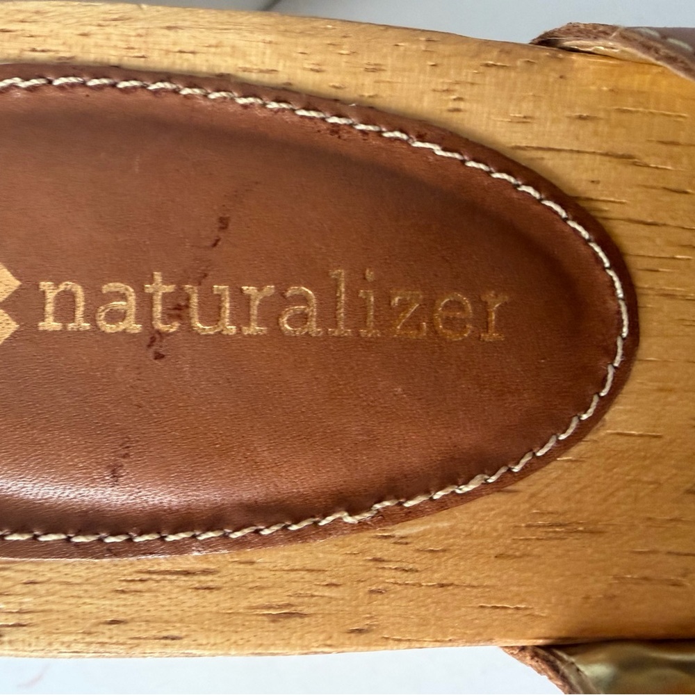 Naturalizer Tan and Brown‎ Strappy Sandals - Picture 7 of 10